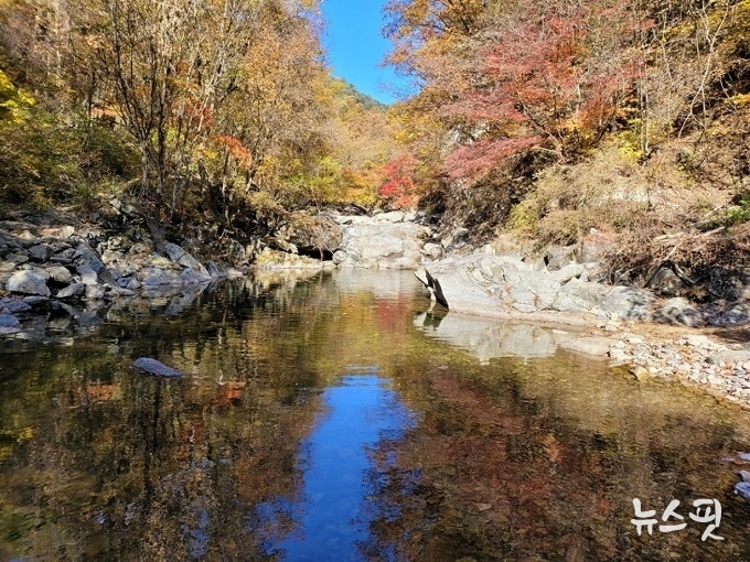 연인산 단풍길.(경기도 제공)