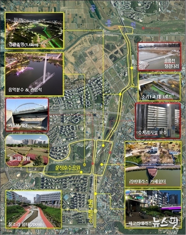 친수하천 계획 사진.(파주시 제공)