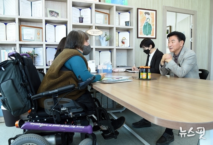 장애인자립생활센터 방문 애로사항 청취
