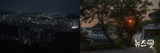망해암 야경