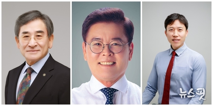 좌측부터 김시용, 홍원길, 오세풍 경기도의원