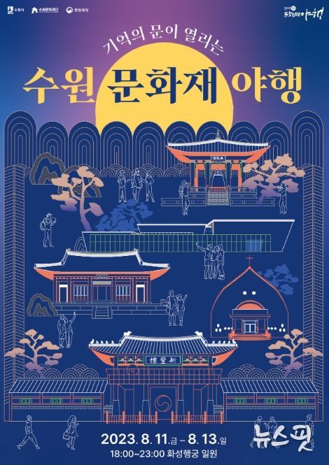 2023 수원 문화재 야행 포스터
