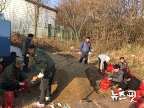 남양주시 별내면, 제설용 모래주머니 1,000여 개 제작