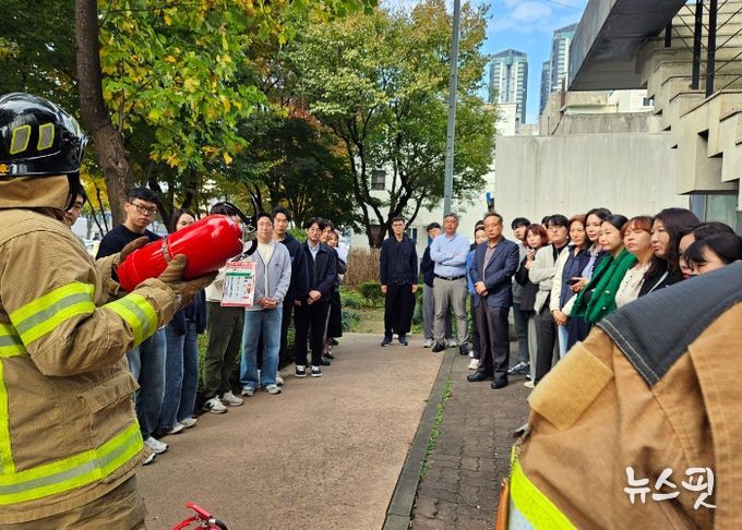 의왕도시공사, 의왕소방서와 합동 소방훈련 실시