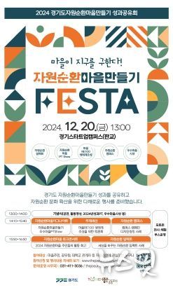 크레파스 재사용, 1회용품 없는 축제…경기도, ‘자원순환마을 만들기’ 우수단체 시상