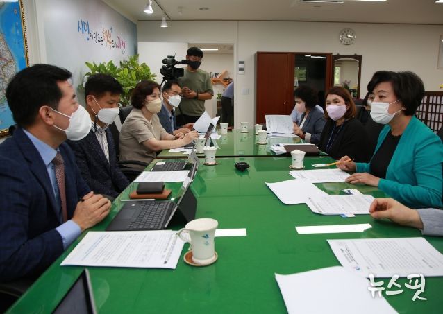 신계용 과천시장과 안양과천교육지원청 김경관 교육장