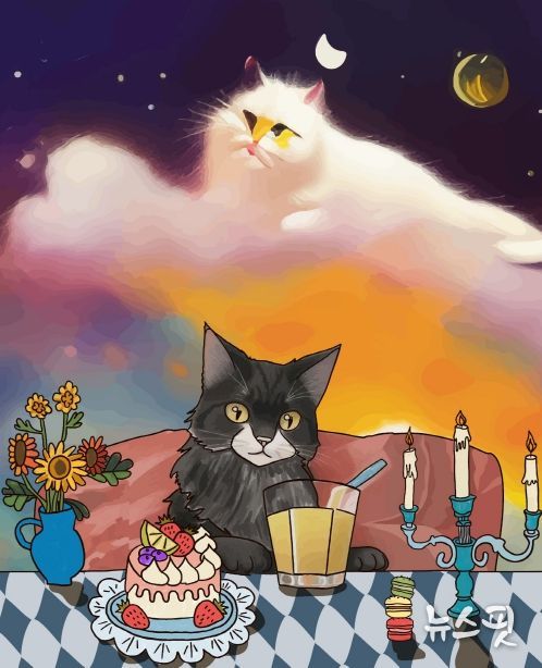 박다원 고양이의 티파티