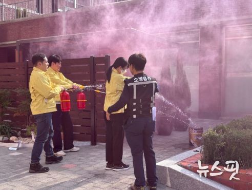 과천시, 화재 시 초동대처 능력 높이는 ‘합동소방훈련’ 실시