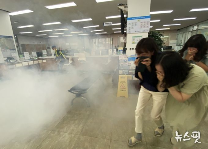 수원시 장안구 정자2동, 자체 소방훈련 추진