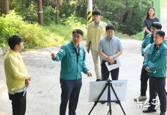 손임성 화성 부시장, 우기 대비 및 집중안전점검 대상지 현장점검