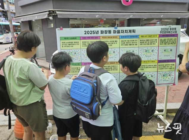 수원시 장안구 파장동, 2025년 마을자치계획 우선순위 선정을 위한 거리투표 진행