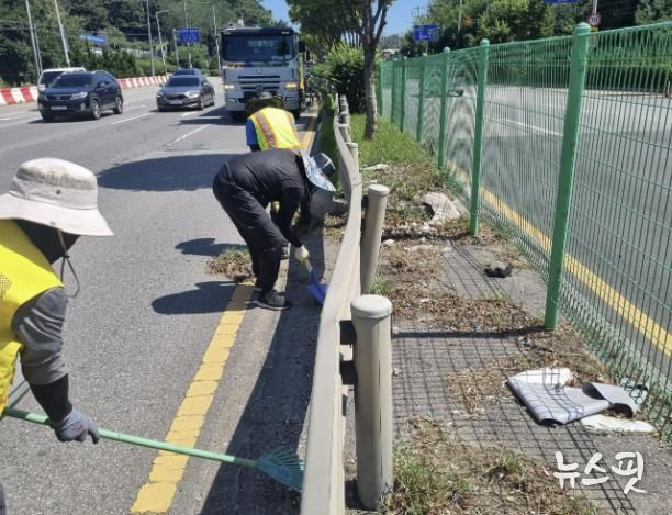 안산시 상록구, 수인로 환경정비 마쳐… 쾌적한 도로환경 조성
