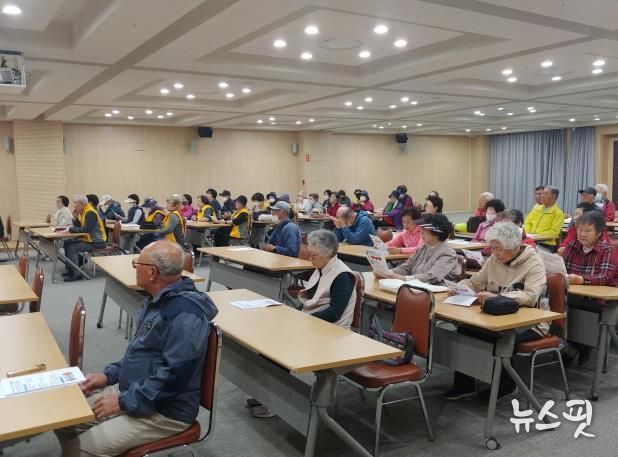 파주시 운정2동, 노인일자리 사업 참여 어르신 대상 안전 교육