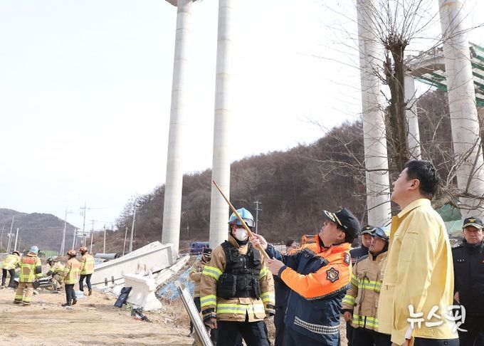 서울세종고속도로 사고 현장 찾은 경기도의회 김진경 의장 “재발 방지 및 신속한 피해 복구에 최선 다하겠다”