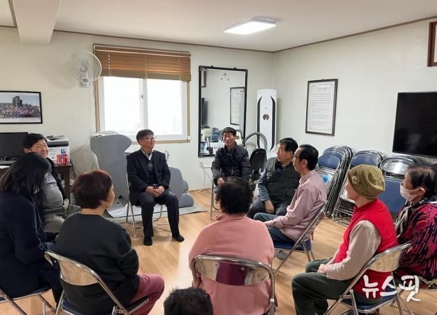 파주시 광탄면, 경로당 순회 방문으로 소통 행정 추진