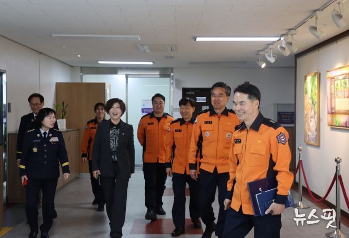 정경자 의원(국민의 힘) 25일 남양주소방서 방문