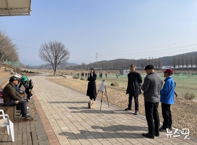 경기도의회 이인애 의원, 공릉천 파크골프장 조성과 덕양지역 체육시설 정비사업 점검