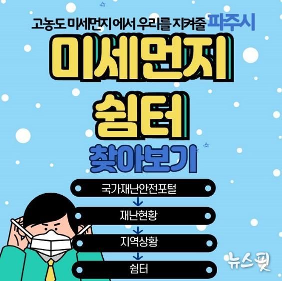 파주시, 계절관리기간 미세먼지 쉼터 현장점검 실시