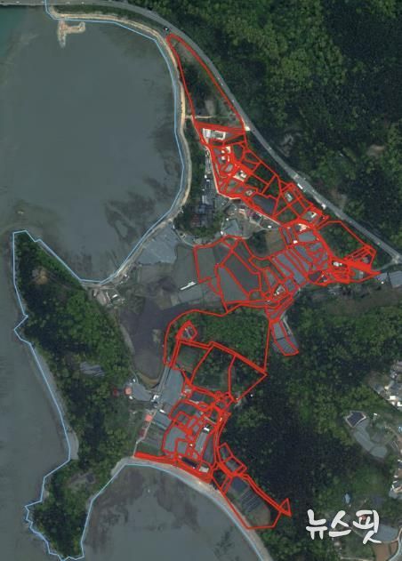 대부남동 한사위2지구 위치도