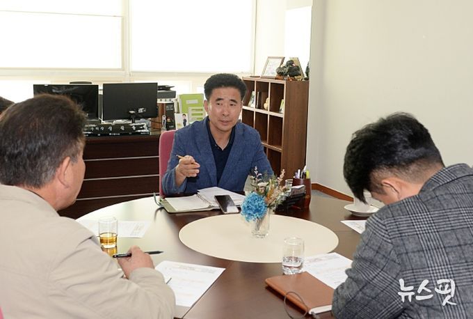 오산시의회 성길용 부의장, 마을버스 운수업체 대표들과 간담회