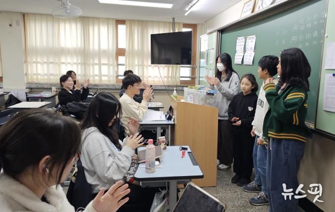 양평서부청소년문화의집 청소년방과후아카데미 ‘별무리’, 멘토링 교류 양서고에 ‘수능 대박’ 응원