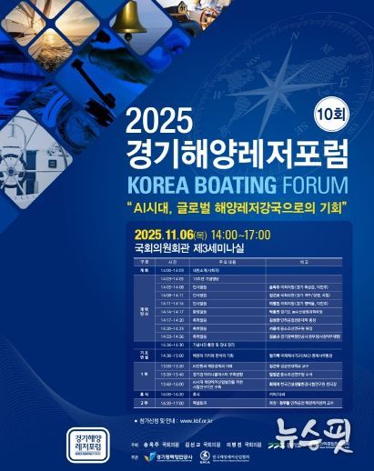 제10회 경기해양레저포럼 포스터