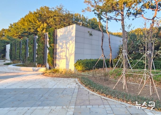 수직정원 조성 후