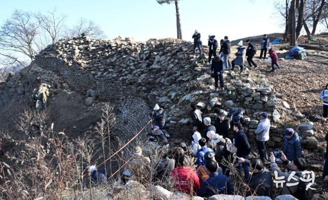 양주대모산성 15차 발굴조사 현장