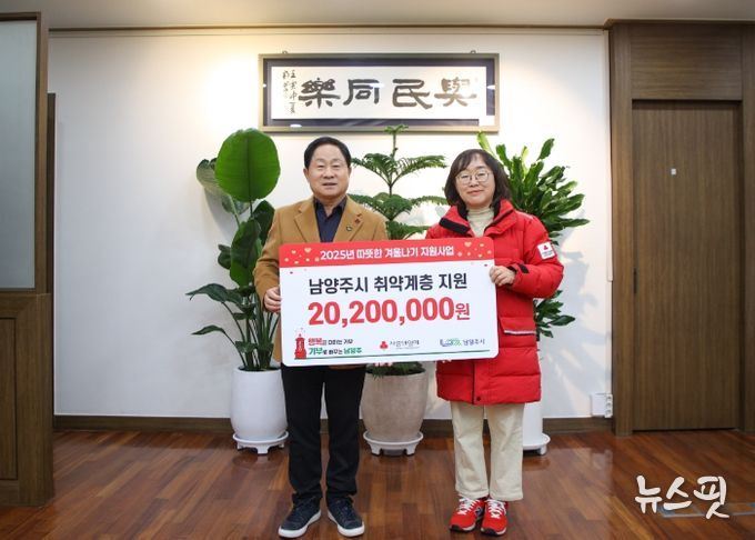 (좌) 주광덕 시장 (우) 이경아 경기북부사회복지공동모금회 본부장