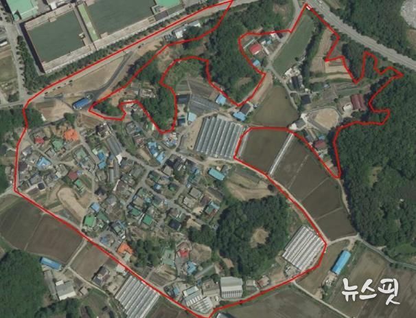 구암지구 위치도