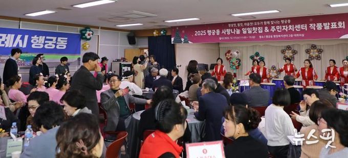 수원시 팔달구 행궁동, 주민자치센터 작품발표회 및 사랑나눔 일일찻집 성황리에 마무리