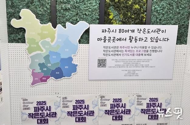 파주시 작은도서관 지원사업… “운영 활성화에 도움”