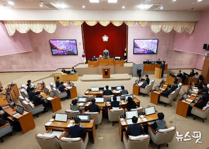 안양시의회, 제308회 임시회 개회