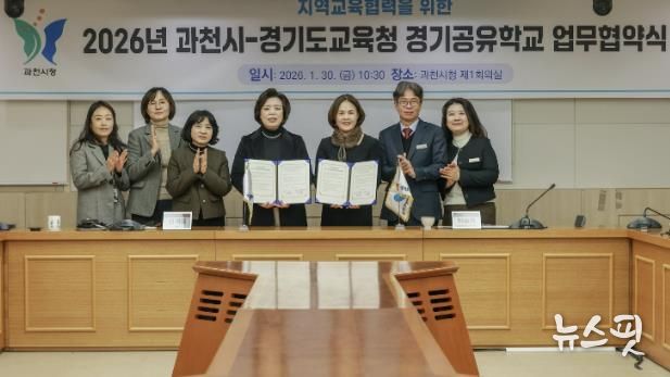 과천시, 안양과천교육지원청과 2026년 지역교육협력 업무협약 체결