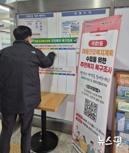 고양시 주엽1동, 주민복지 욕구 조사 실시