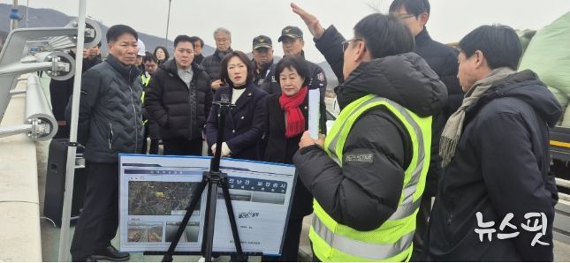 박명숙·이혜원 의원, 양평대교·양근대교 추락 방지 안전난간 설치 앞두고 현장 사전점검