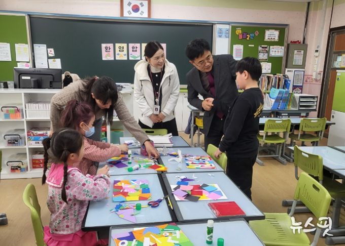 도교육청 홍정표 제2부교육감 학교 현장 방문