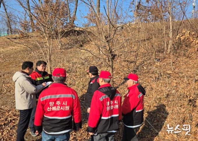 백석읍, 산불감시·가로변 정비 현업근로자 안전점검 실시
