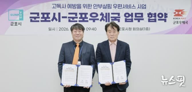 군포시-군포우체국 업무협약
