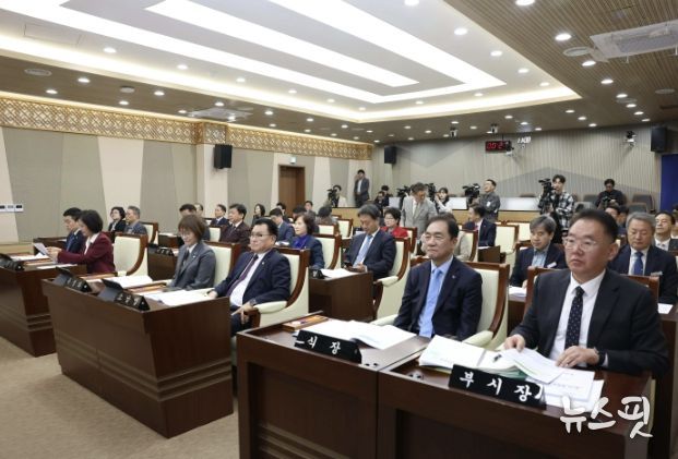 제261회 임시회 제2차 본회의 전경