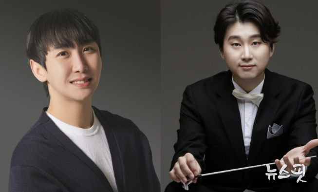 좌측 국악단 김현섭 예술감독, 우측 오케스트라 임동국 예술감독