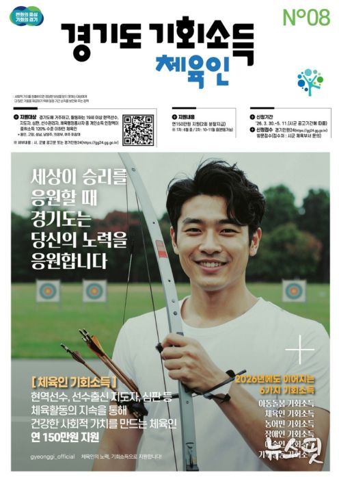 안성시, 체육인 기회소득 4월 1일부터 접수 시작