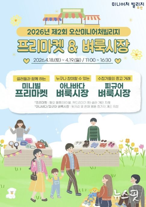 오산미니어처빌리지, 4월 18~19일 ‘제2회 프리마켓·벼룩시장’ 개최