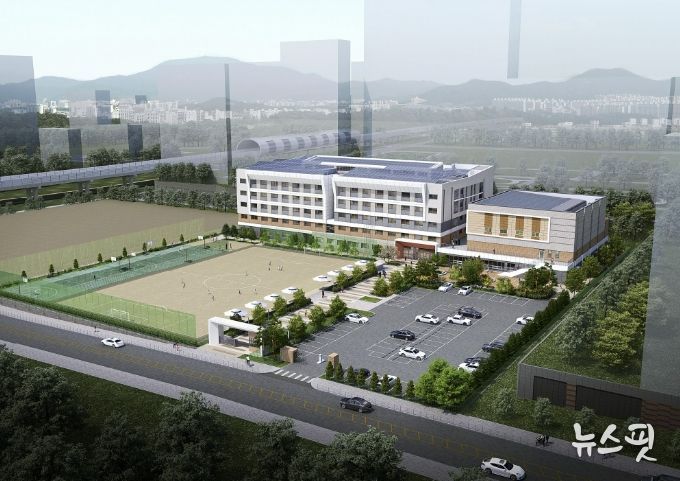 신설 학교 조감도